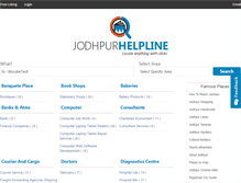 Tablet Screenshot of jodhpurhelpline.com